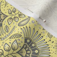 Dotted gypsy yellow/grey