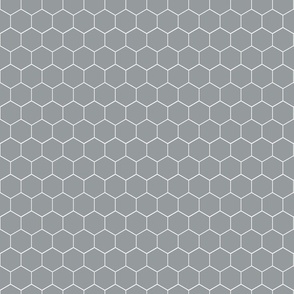 Bee Hives- Narrow - White/Gray