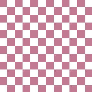 Pink Checkerboard 1/2"