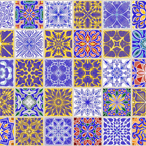 Spanish Tiles All Sets Mix 1 Quilt