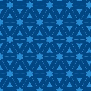 Blue abstract geometric neutral design 14