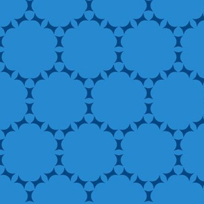 Blue abstract geometric neutral design 13