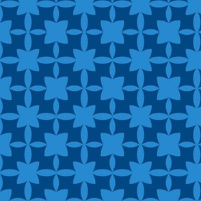 Blue abstract geometric neutral design 11