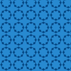 Blue abstract geometric neutral design 9