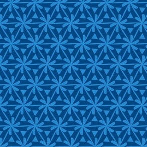 Blue abstract geometric neutral design 6