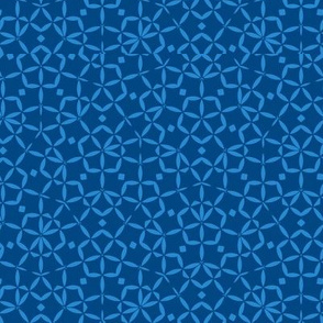 Blue abstract geometric neutral design 5