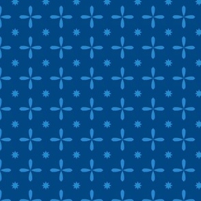 Blue abstract geometric neutral design 2