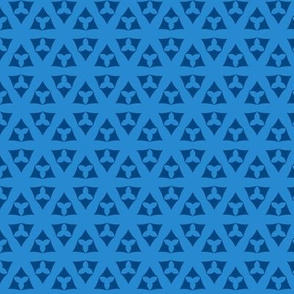 Blue abstract geometric neutral design 1