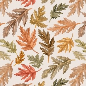 Autumn Leaves Foliage / Pearl