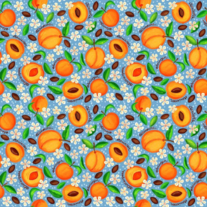 apricot-repeat-spoonflower