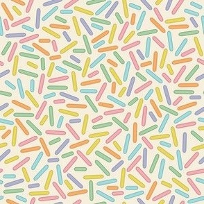 Medium Rainbow Sprinkles Off-white