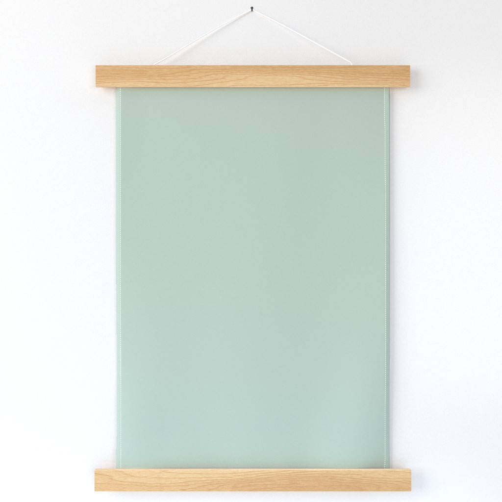 Muted Sea Foam Green | Solid Color