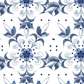 Blue willow,blue china,floral pattern 