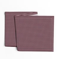 Wine Gingham Small