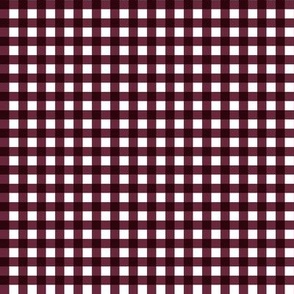 Wine Gingham Small