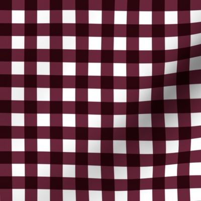 Wine Gingham Large