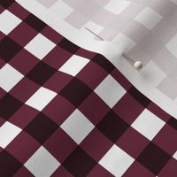 Wine Gingham Large