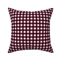 Wine Gingham Large