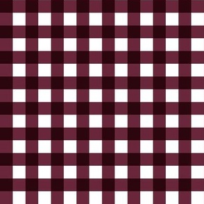 Wine Gingham Large