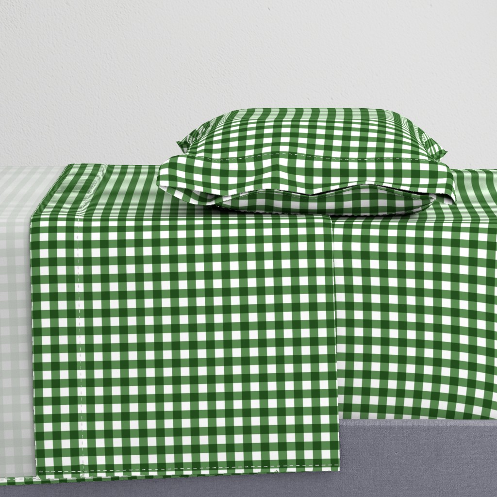 Kelly Green Gingham Large