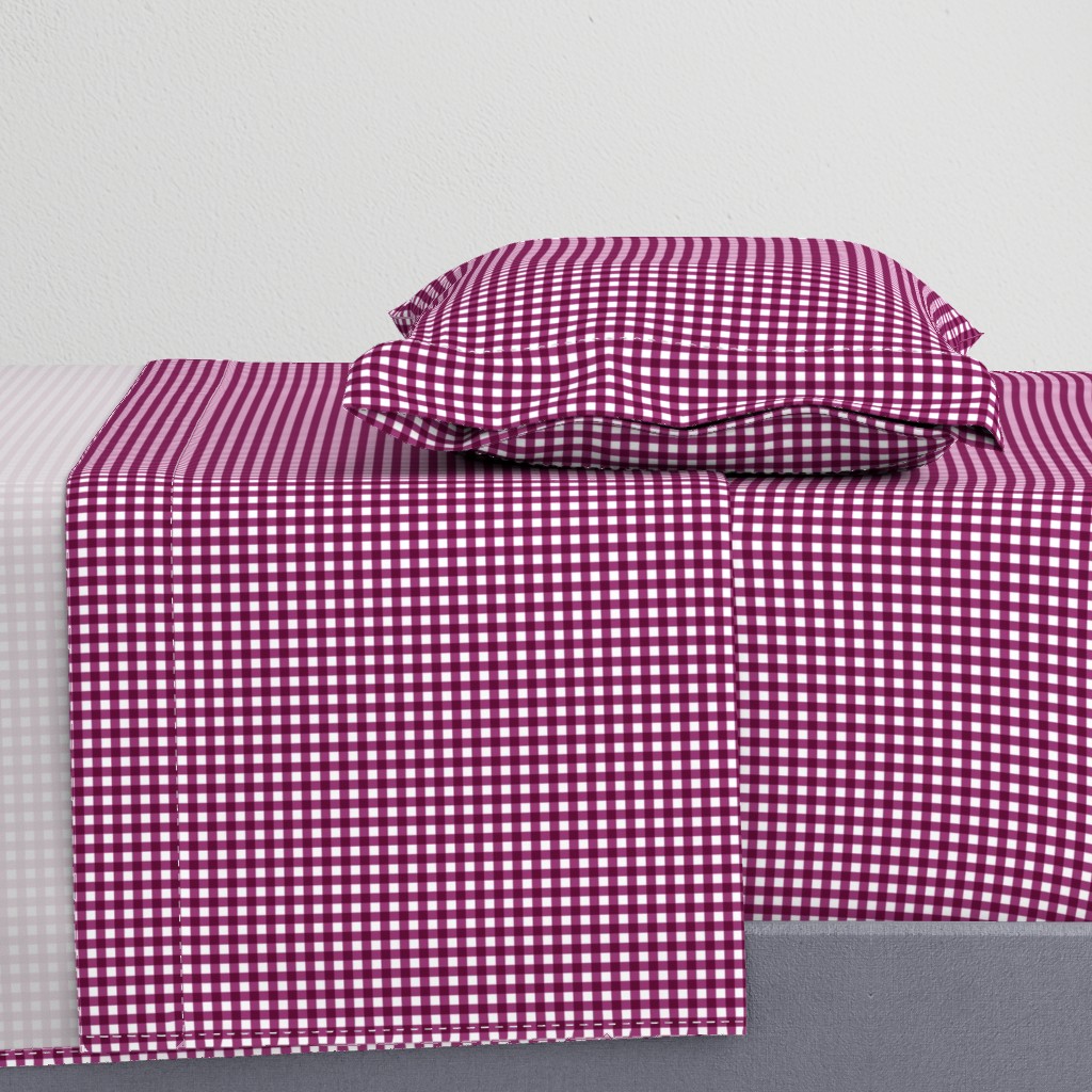 Berry Gingham Small