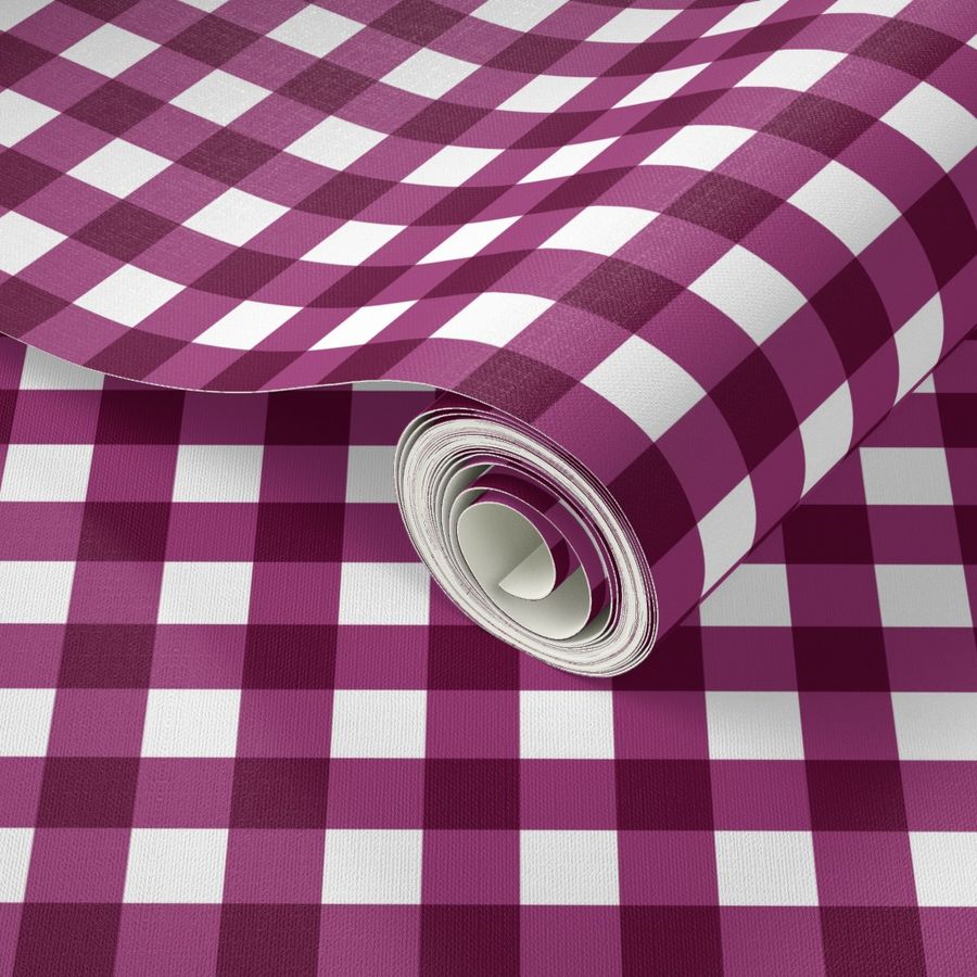 Berry Gingham Large