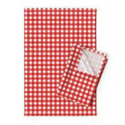 Coral Gingham Large