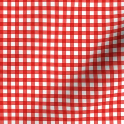 Coral Gingham Small