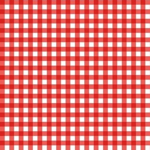 Coral Gingham Small