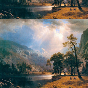 Albert Bierstadt Half Dome_ Yosemite Valley 1870