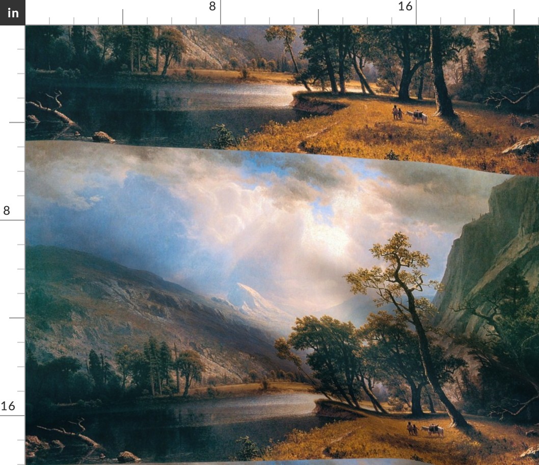 Albert Bierstadt Half Dome_ Yosemite Valley 1870
