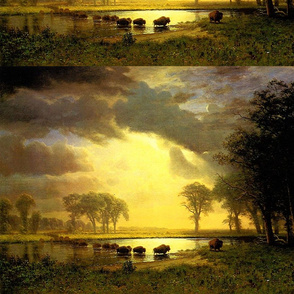 Albert Bierstadt The Buffalo Trail 1867