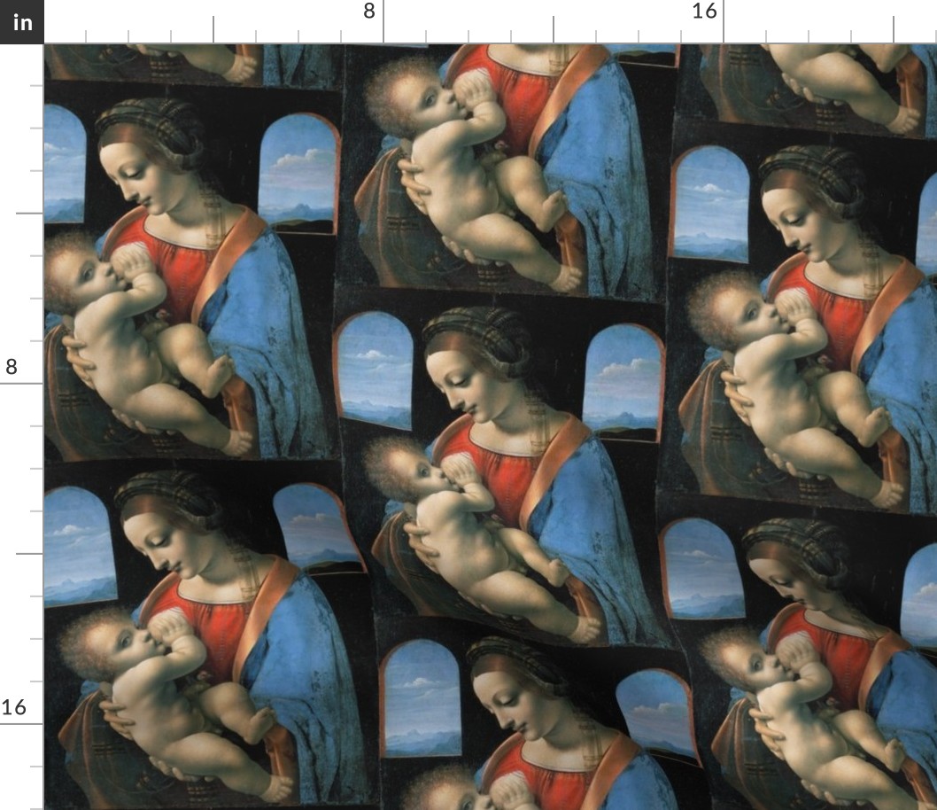 Leonardo da Vinci Madonna Litta (Madonna and the Child) 1491