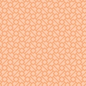 two-tone geometric pattern 23 in oranges