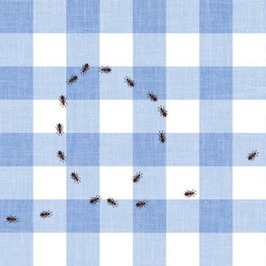 Ants at the Picnic - Blue