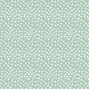 TINY painted dots - nursery dots - sfx6009 seaglass - dots fabric, painted dots, dots wallpaper, painted dots wallpaper - baby, nursery