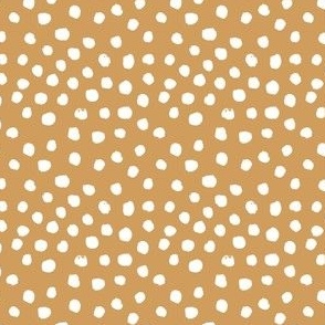 SMALL painted dots - nursery dots - sfx1144 oak leaf - dots fabric, painted dots, dots wallpaper, painted dots wallpaper - baby, nursery