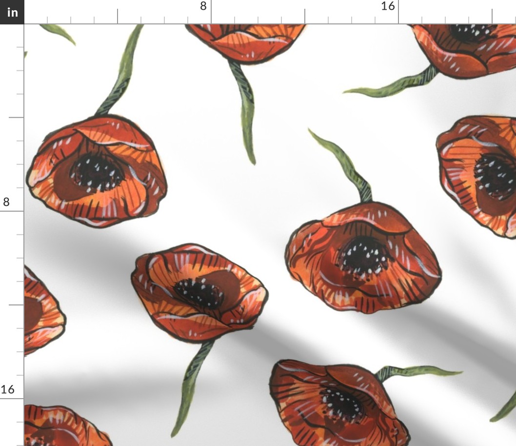 Poppies - Large