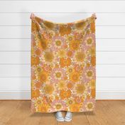 Avery Retro Floral on White- large scale