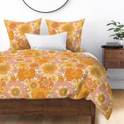 Avery Retro Floral on White- large scale