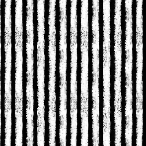black and white splatter stripes vertical 1/4