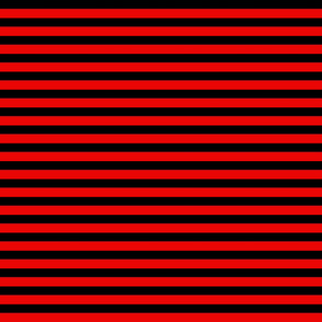 half inch red black stripes