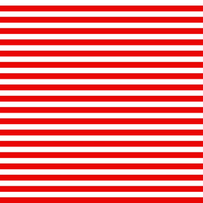 half inch red white stripes