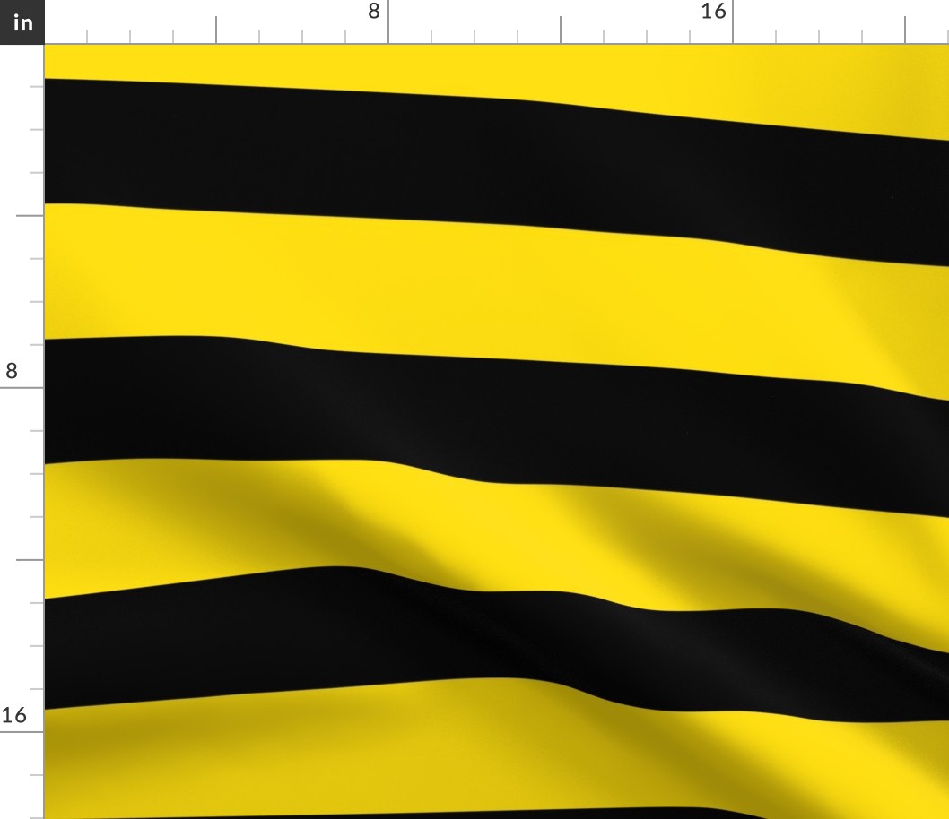 3 inch yellow black stripes