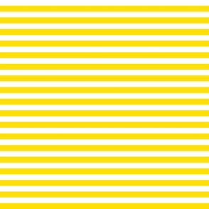half inch yellow white stripes