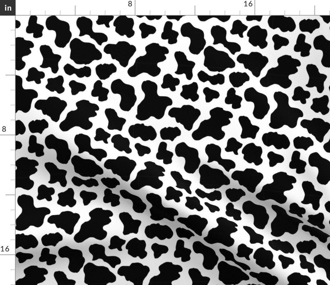 Black and White Cow Paper