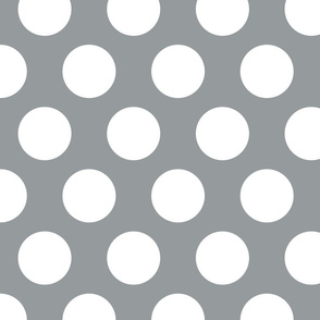 3 inch pantone 2021 polka dots gray 2