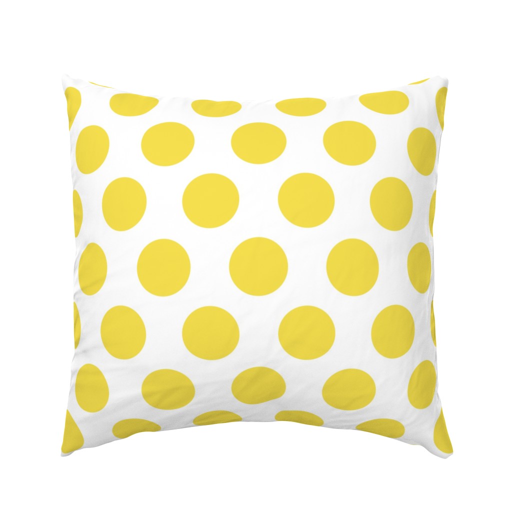 3 inch pantone 2021 polka dots yellow 2