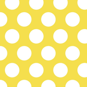3 inch pantone 2021 polka dots yellow