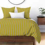 Ripple Stripe Mustard and Grey